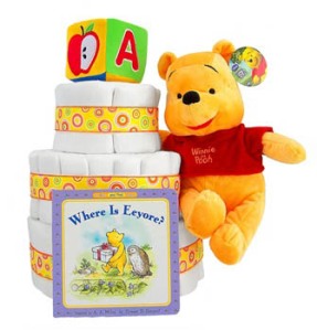 Disney Winnie the Pooh 3-Tier diaper cake 